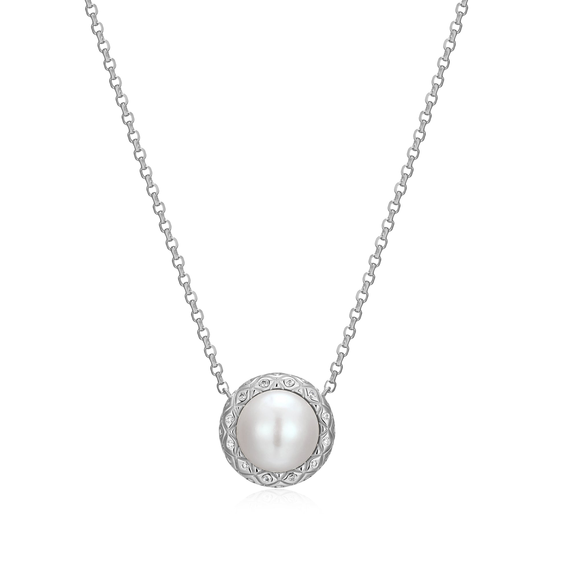 CN0215 - Quilted Freshwater Pearl Necklace | Paris 1901