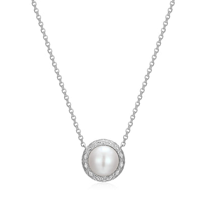 CN0215 - Quilted Freshwater Pearl Necklace | Paris 1901