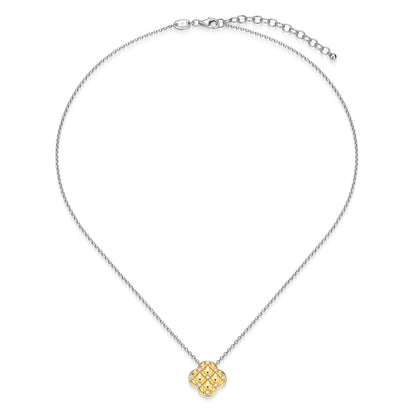 CN0217 - Quilted Clover Necklace | Paris 1901