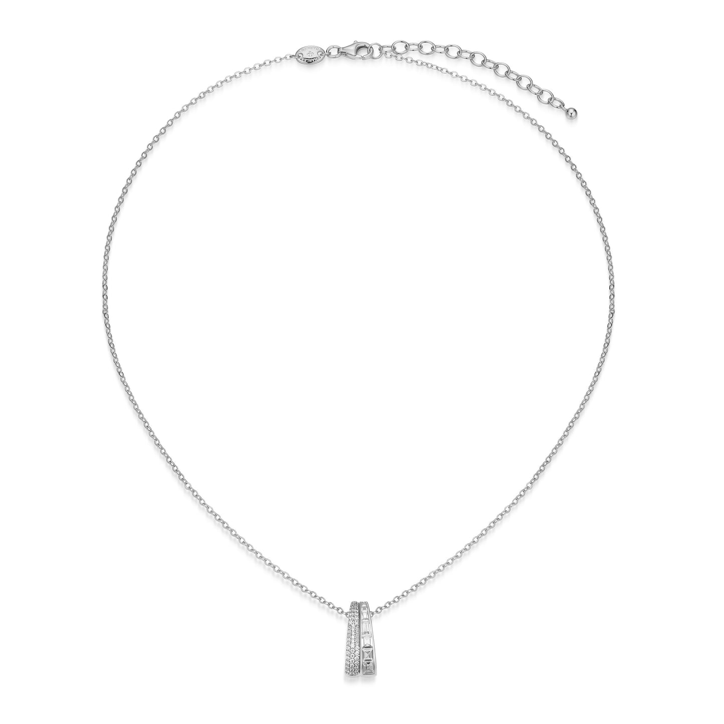 CN0223 - Baguette Rondelle Necklace | Paris 1901