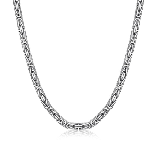 UN0004S - Italian Byzantine Chain Necklace | Ethos