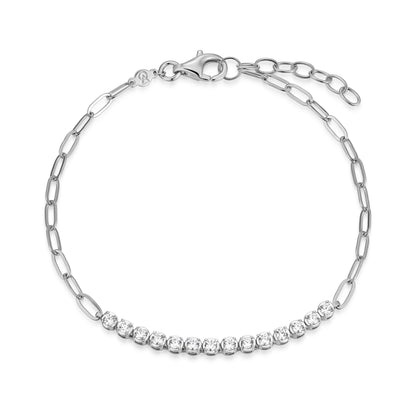 MB0155W - Timeless Paperclip Bracelet | Monte Luna