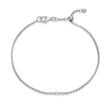 BB0312W - Demi-Fine Bracelet | m by monte luna