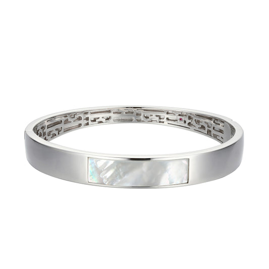 LB0235 - Vera Mother-of-Pearl Inlay Bangle | elle