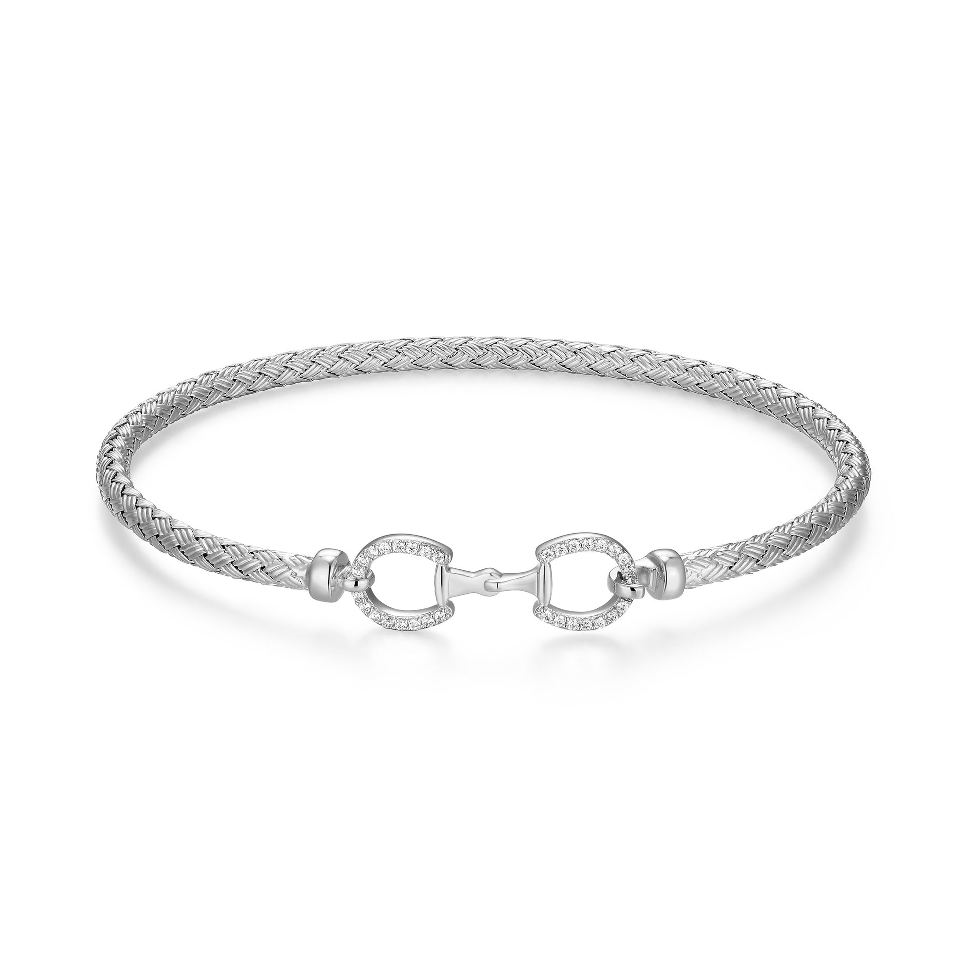 CB0209 - Double Equesta Original Mesh Bangle | charles garnier
