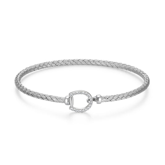 CB0211 - Equestra Original Mesh Bangle | charles garnier