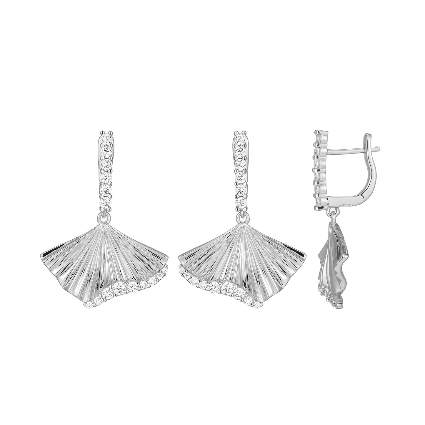 LE0258 - Butterfly Flutter Drop Earrings | elle