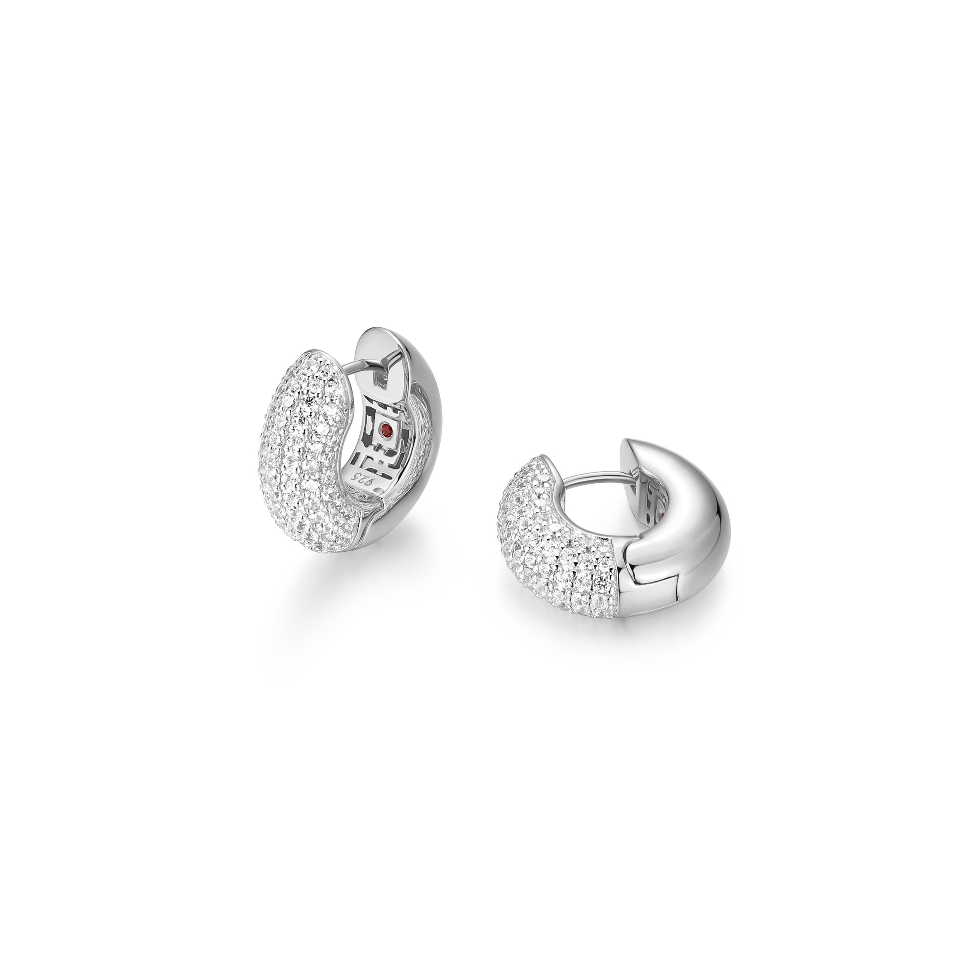 LE0284 - Reversa Reversible Hoop Earrings | elle