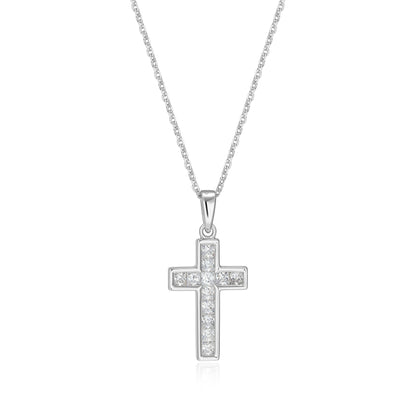 RN0226W - Classic Cross Pendant Necklace | reign