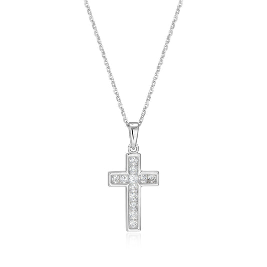 RN0226W - Classic Cross Pendant Necklace | reign