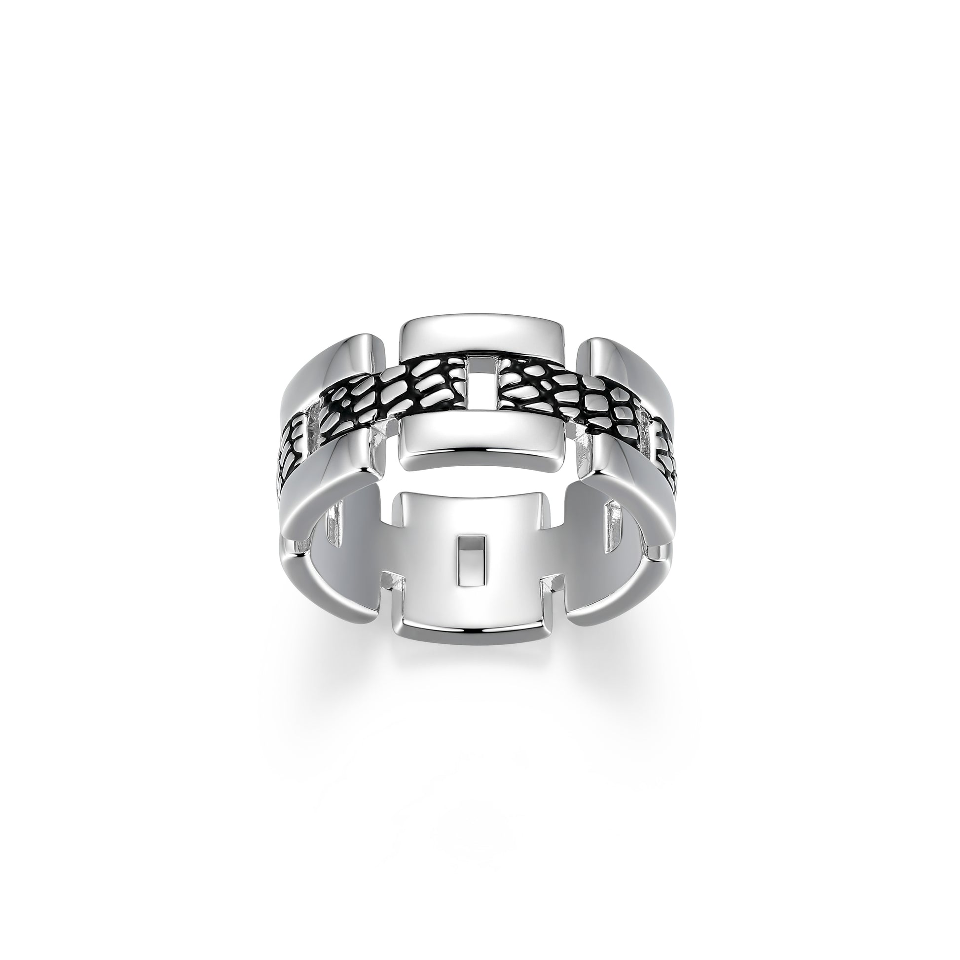 UR0109 - Legacy Reptile Design Band Ring | ethos