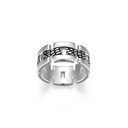 UR0109 - Legacy Reptile Design Band Ring | ethos