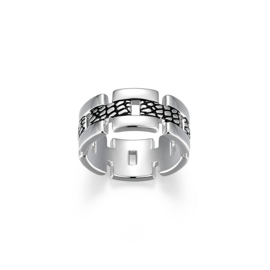 UR0109 - Legacy Reptile Design Band Ring | ethos