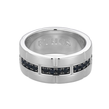 UR0110 - Legacy Genuine Black Sapphire Ring | ethos