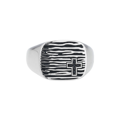 UR0115 - Timber Signet Ring | ethos