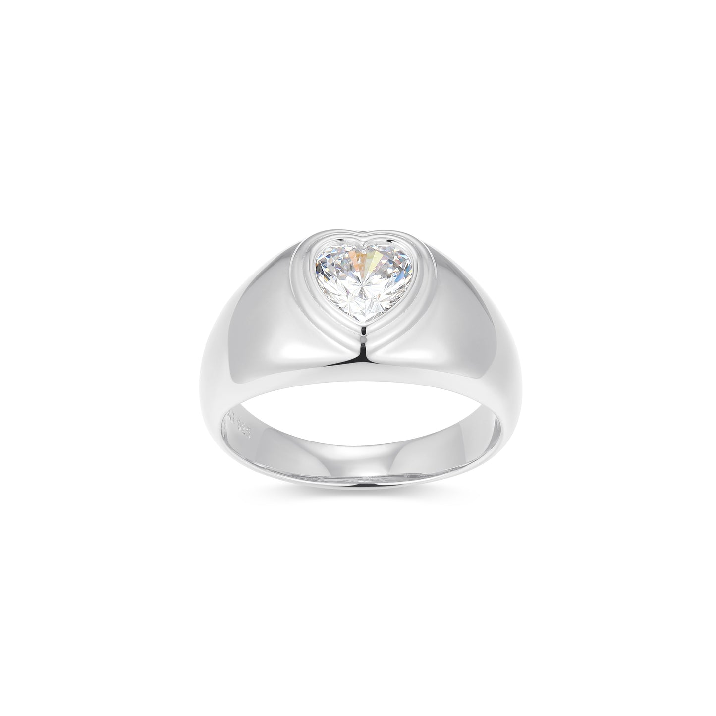 RR0237W6 - Heart Dome Ring | reign