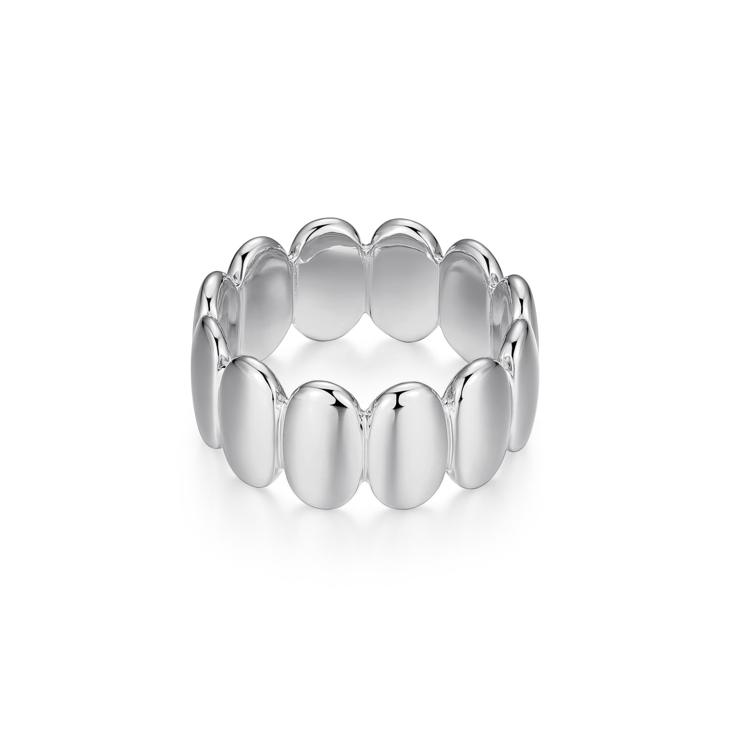 RR0191W - Domed Band Ring | reign