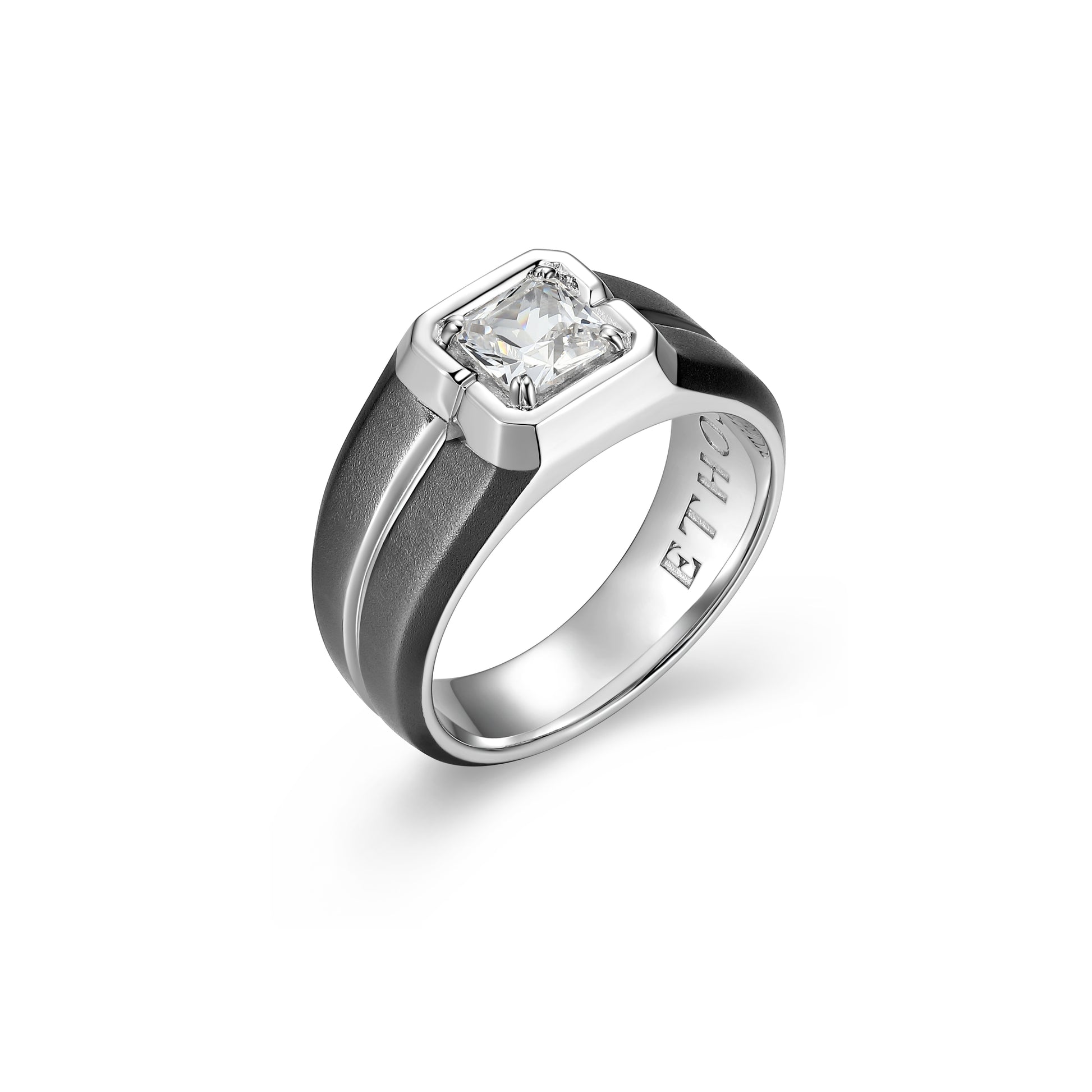 UR012310 - Lab-Created White Sapphire Statement Ring | Paris 1901