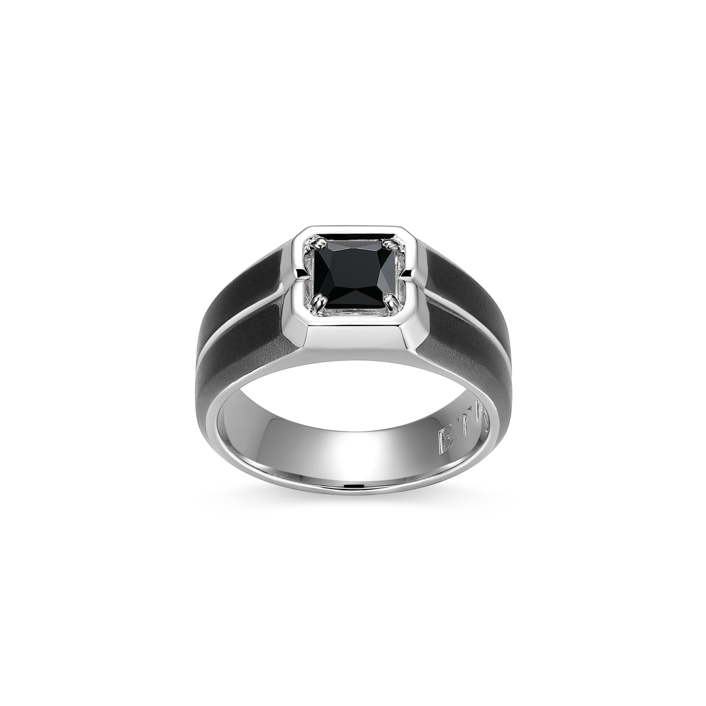 UR012410 - Genuine Black Sapphire Statement Ring | Paris 1901