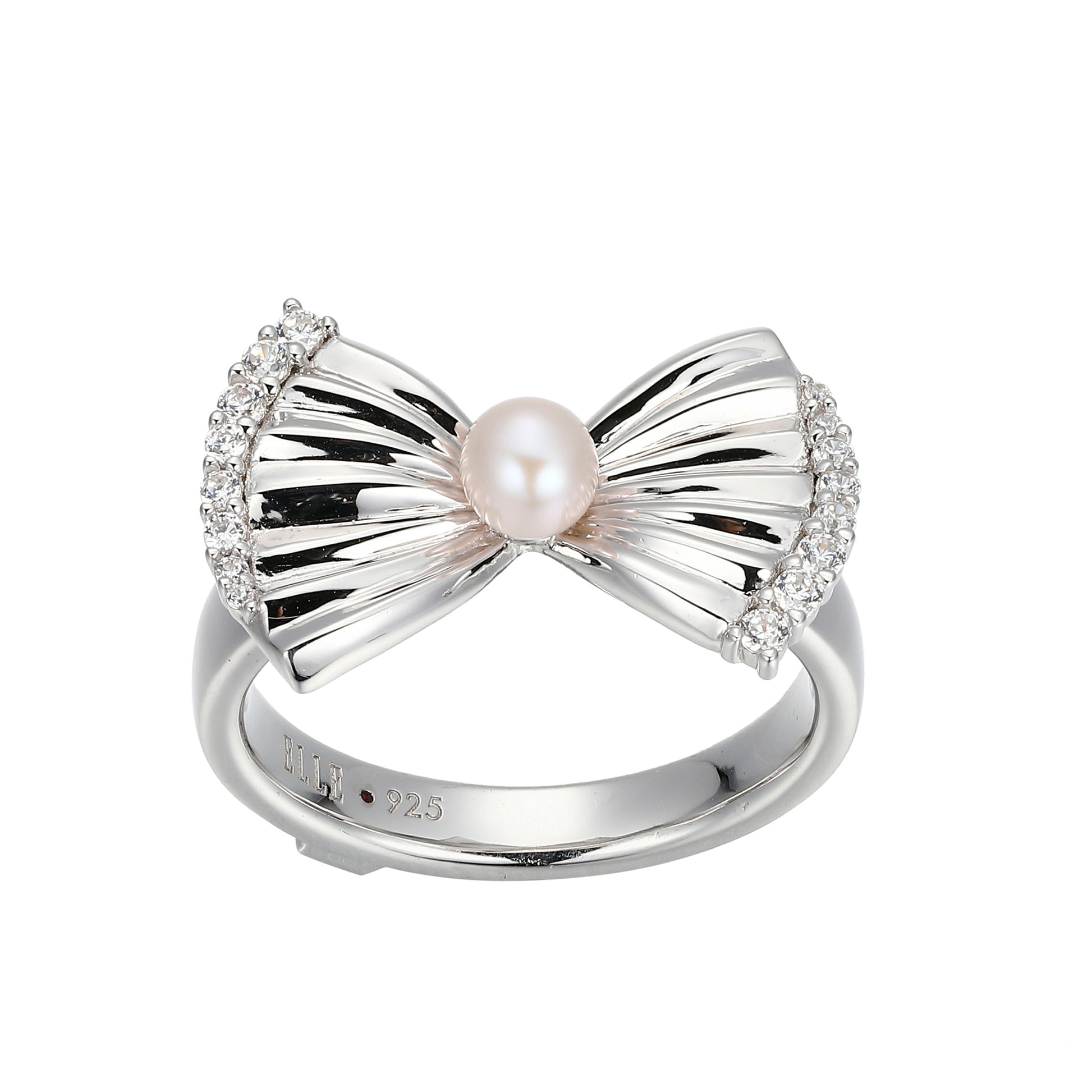 LR0260 - Butterfly Freshwater Pearl Ring | elle
