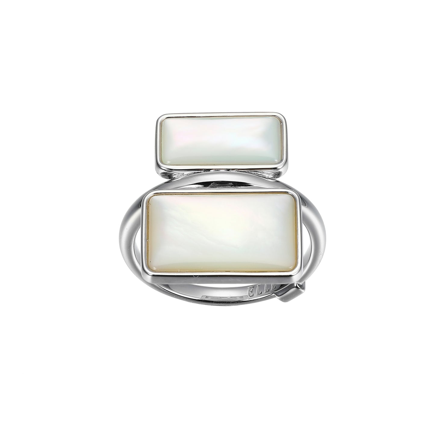 LR0237 - Vera Tiered Mother-of-Pearl Ring | elle