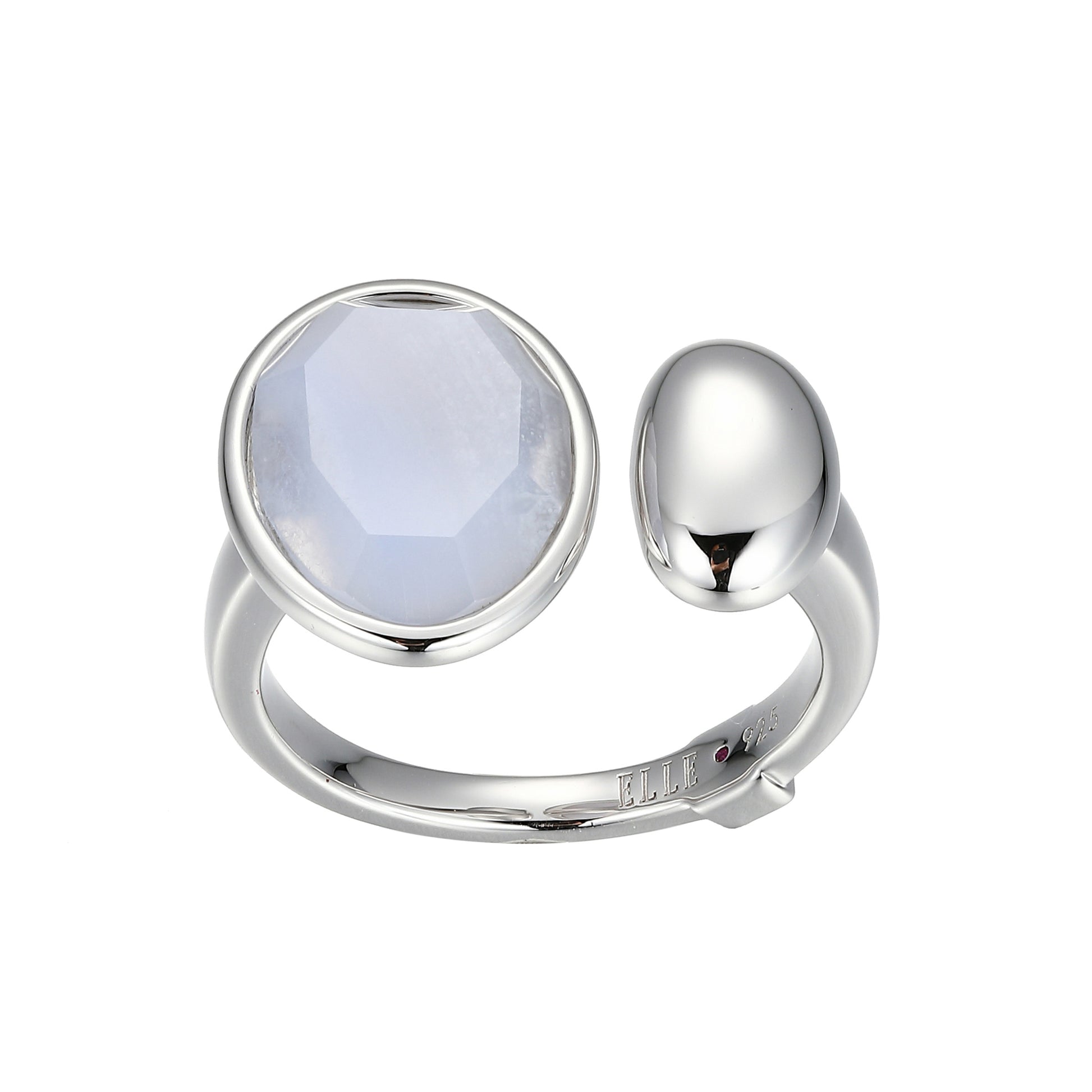 LR0239 - Riviere Blue Lace Agate Ring | elle