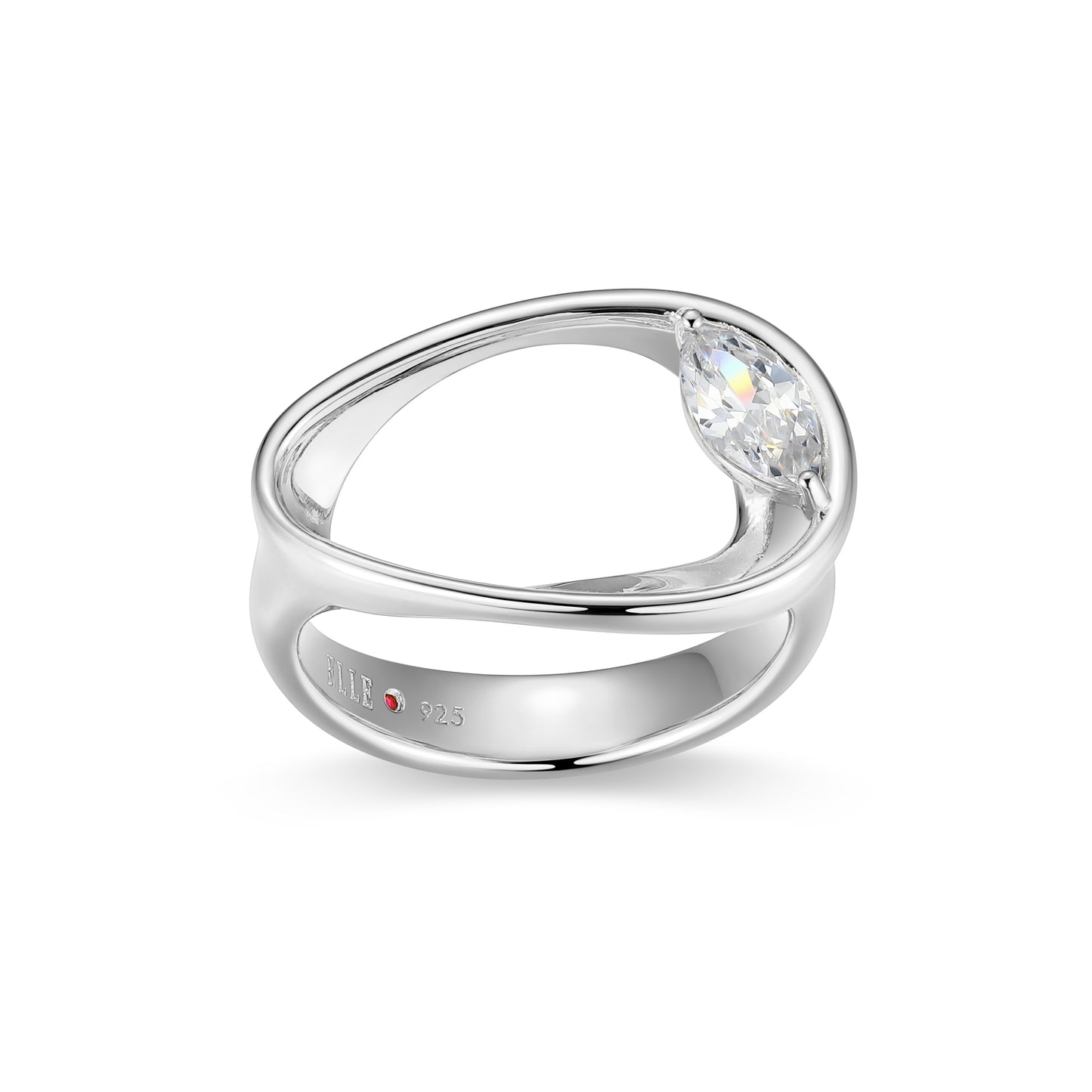 LR02786 - Sculpted Oval Ring | Paris 1901