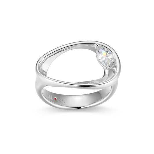 LR02786 - Sculpted Oval Ring | Paris 1901