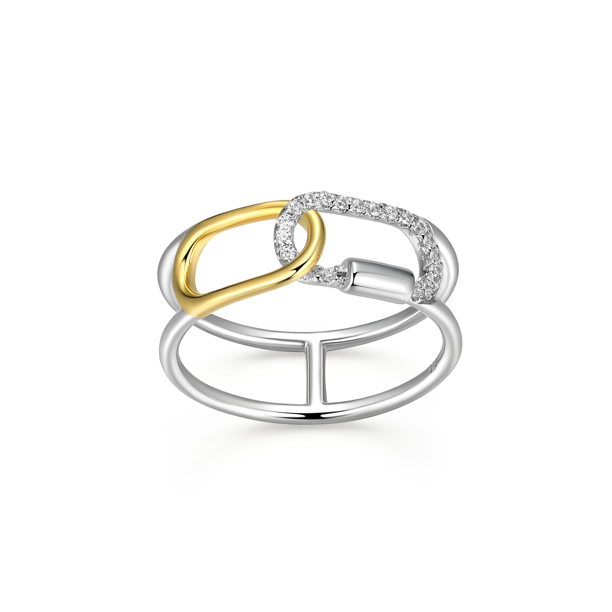 CR02276 - Promise Interlocking Link Ring | Paris 1901