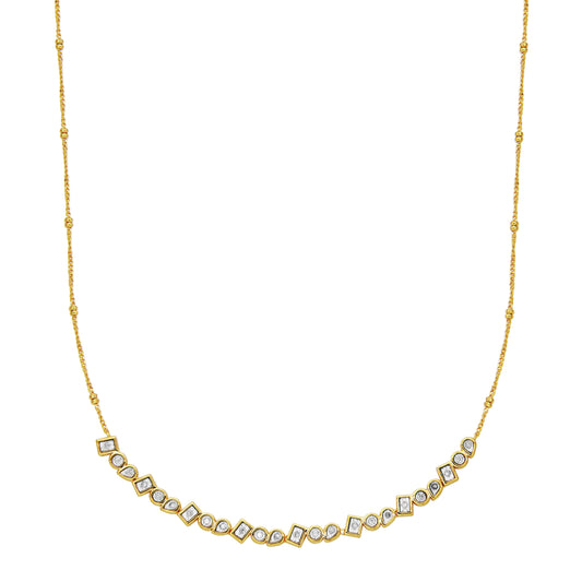 BN0257Y - Lab-Grown Diamond Abacus Bead Necklace | m by monte luna