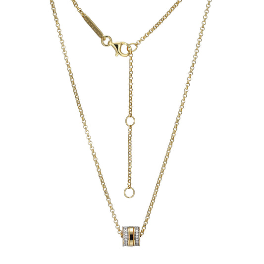 BN0273Y - Rondelle Charm Lab-Created Necklace | m by monte luna