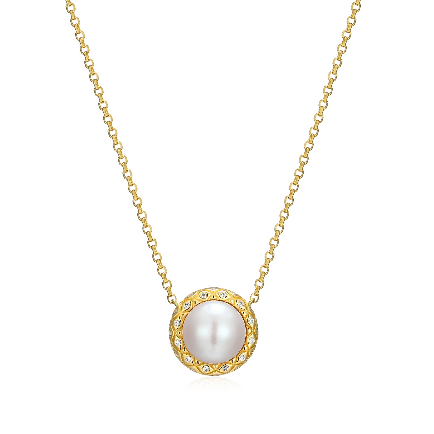 CN0216 - Quilted Freshwater Pearl Necklace | Paris 1901