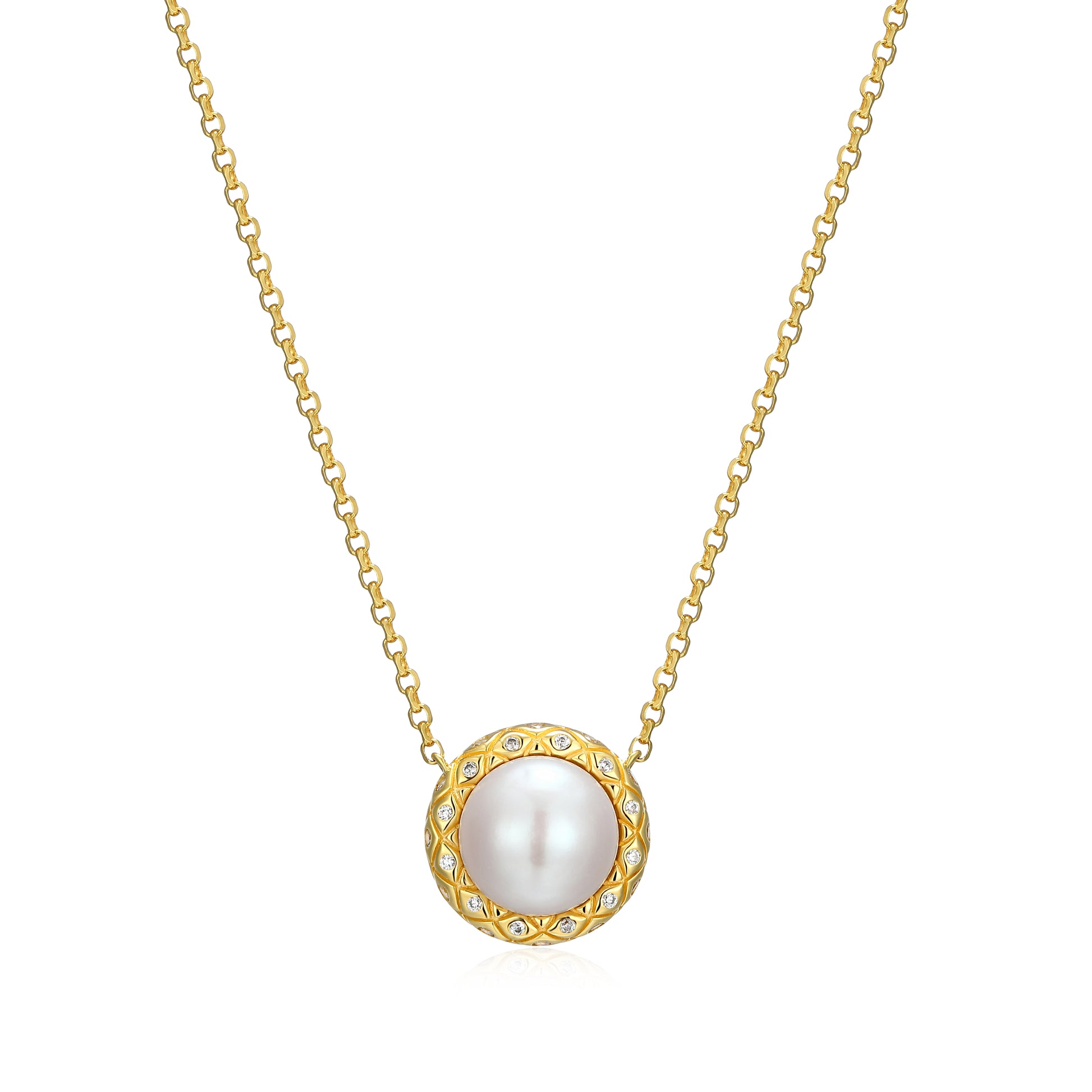 CN0216 - Quilted Freshwater Pearl Necklace | Paris 1901