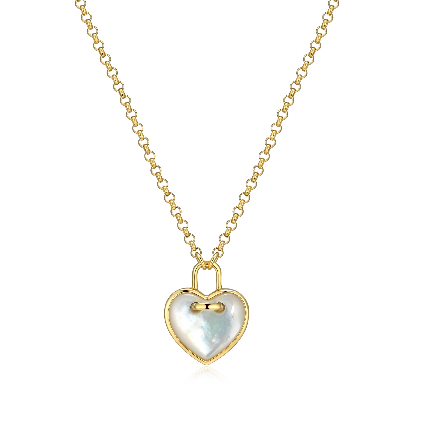 CN0226 - Amour Mother of Pearl Pendant Necklace | Paris 1901