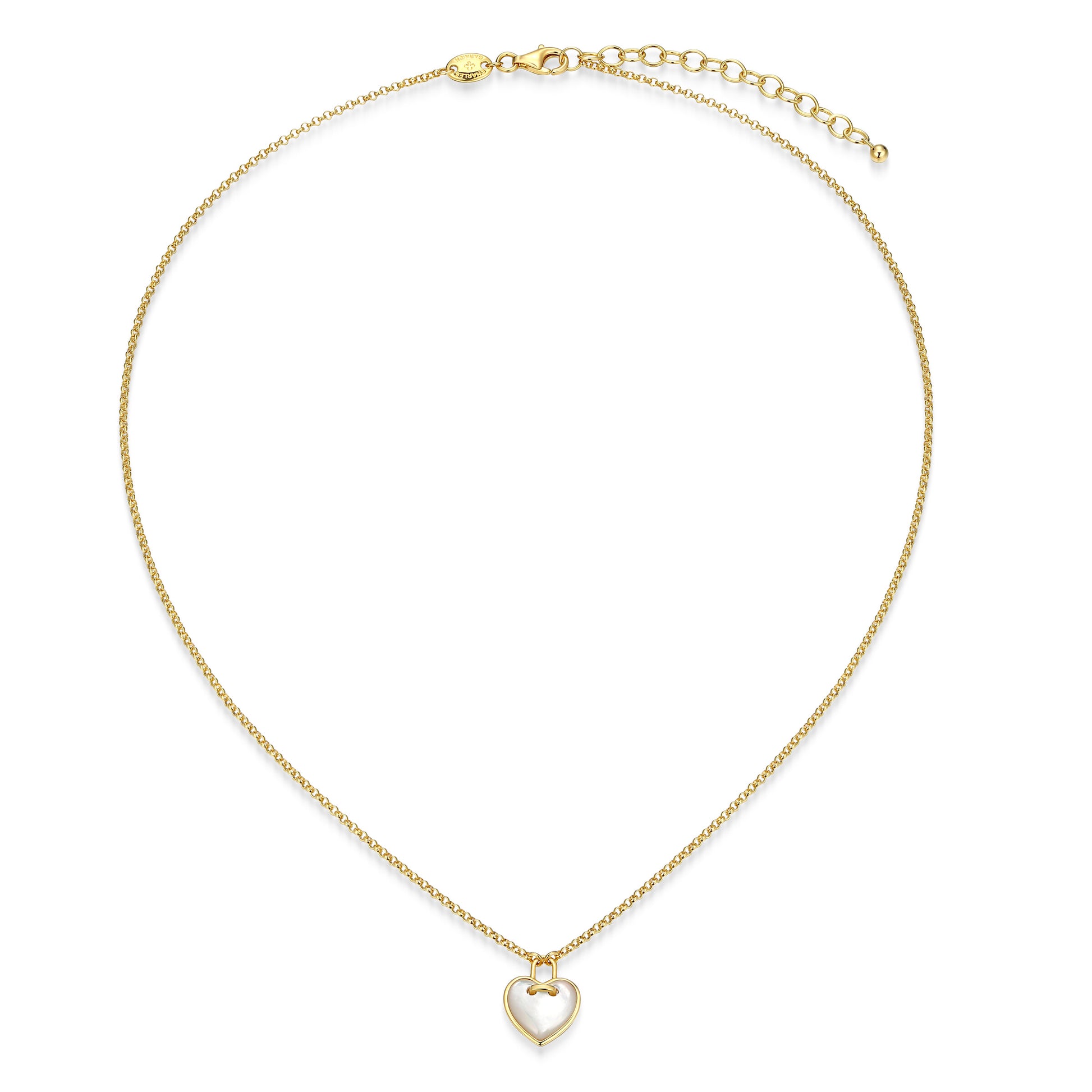 CN0226 - Amour Mother of Pearl Pendant Necklace | Paris 1901