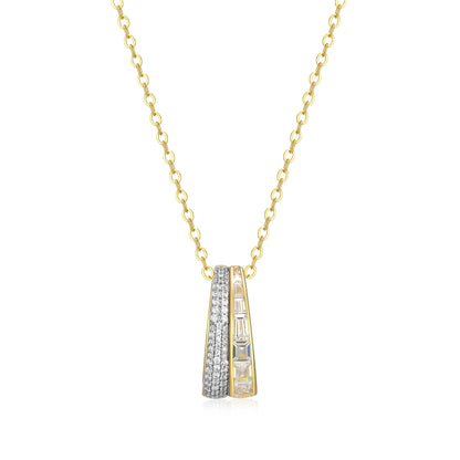 CN0224 - Baguette Rondelle Necklace | Paris 1901