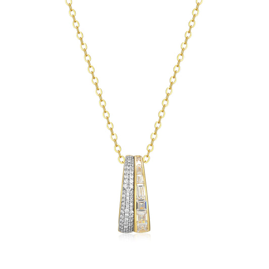CN0224 - Baguette Rondelle Necklace | Paris 1901
