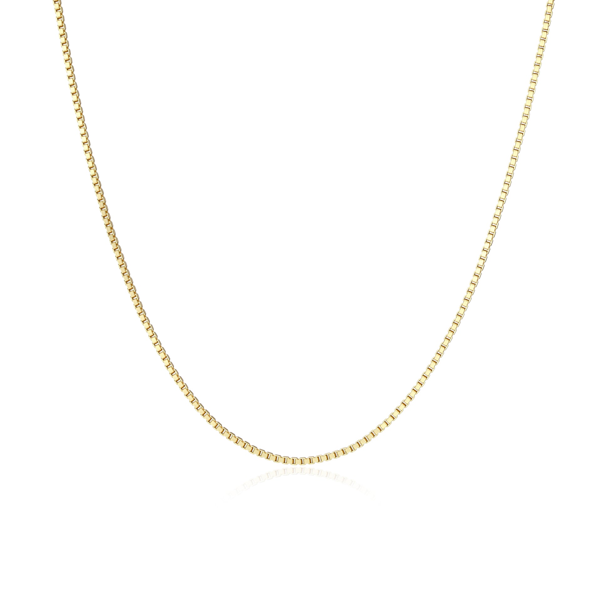 RN0246Y - Box Chain Necklace | reign