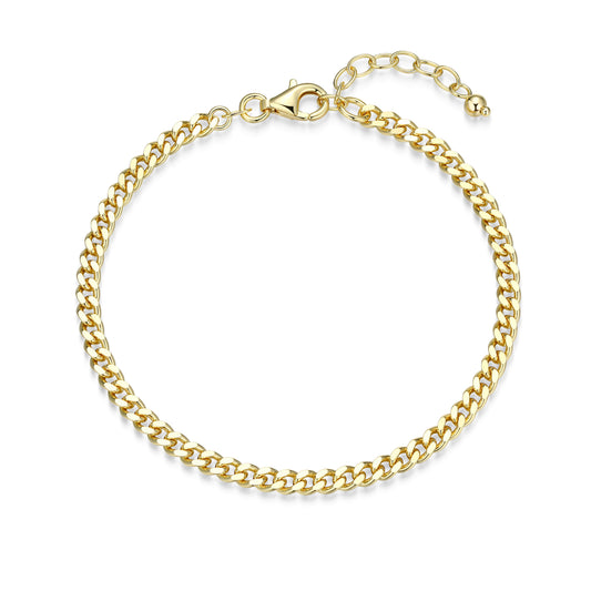 RB0249 - Flat Curb Chain Bracelet | reign
