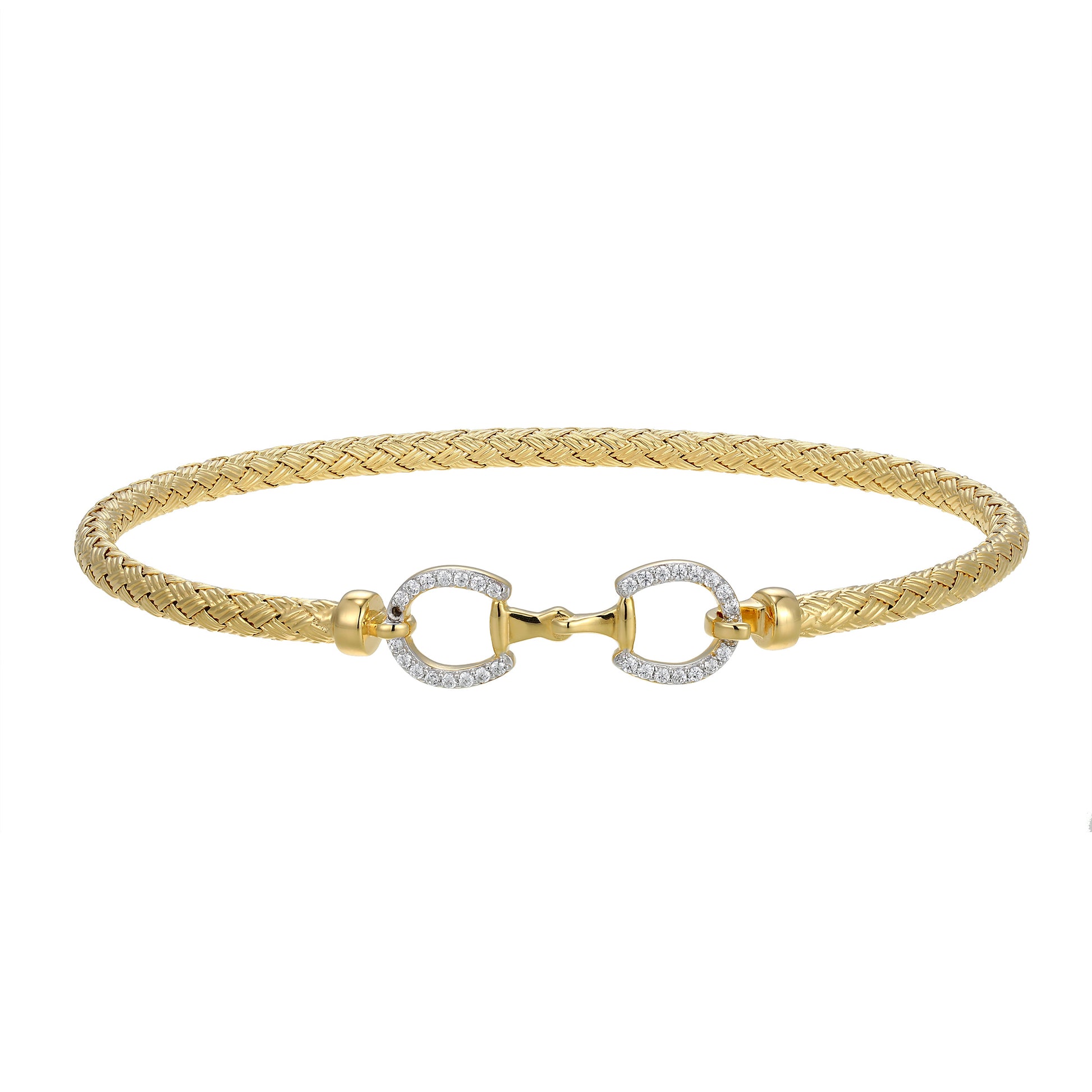 CB0210 - Double Equesta Original Mesh Bangle | charles garnier