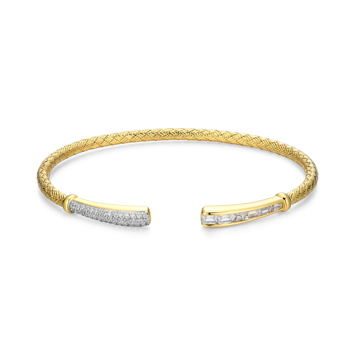 CB0224 - Baguette Open Cuff | Paris 1901
