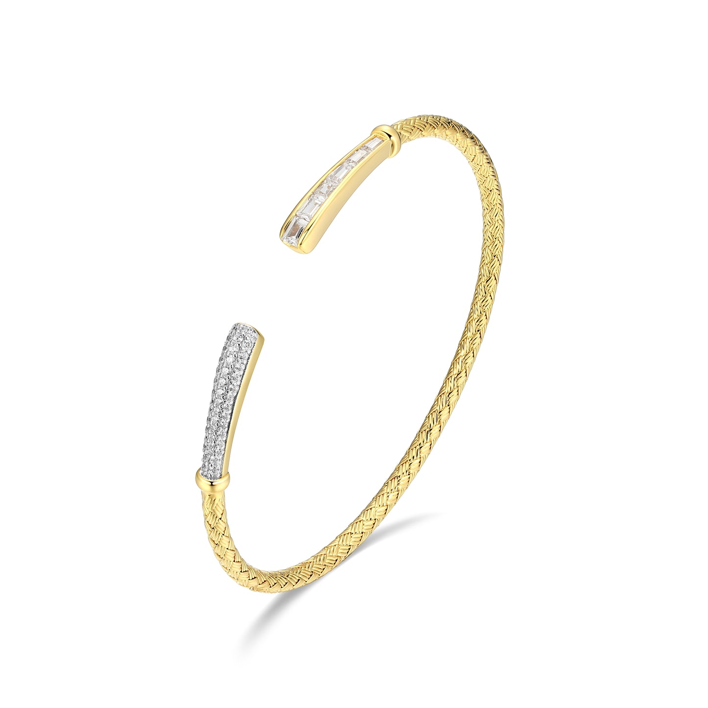 CB0224 - Baguette Open Cuff | Paris 1901