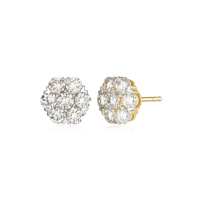 ME0146Y - Cluster Stud Earrings | Monte Luna