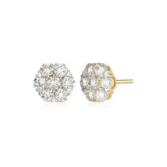 ME0146Y - Cluster Stud Earrings | Monte Luna