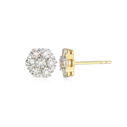 ME0146Y - Cluster Stud Earrings | Monte Luna