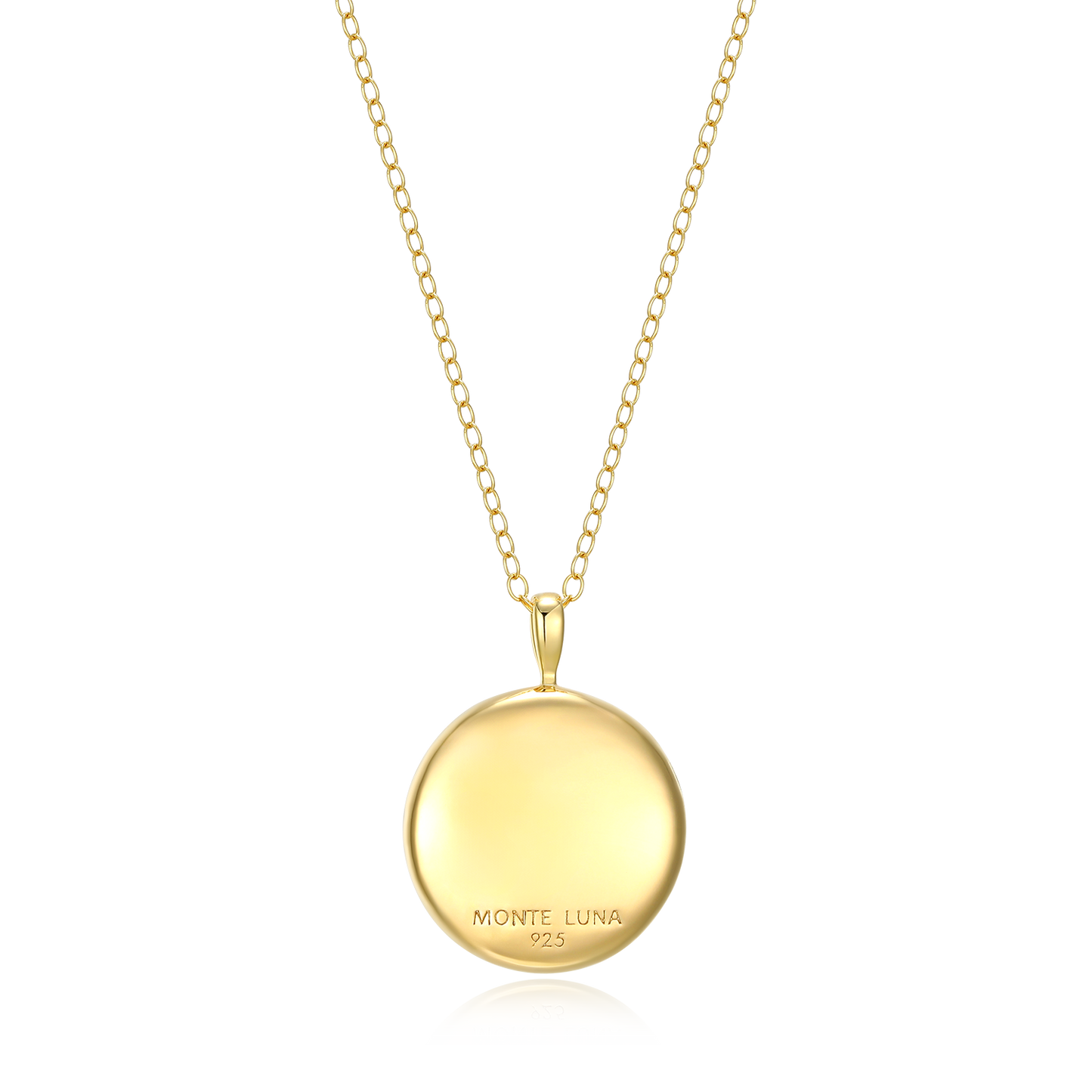Pave Heart Locket Lab-Created Diamond Pendant Necklace in 14K Gold & Rhodium-Plated Sterling Silver | M by Monte Luna