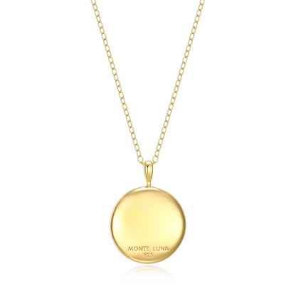 Pave Heart Locket Lab-Created Diamond Pendant Necklace in 14K Gold & Rhodium-Plated Sterling Silver | M by Monte Luna