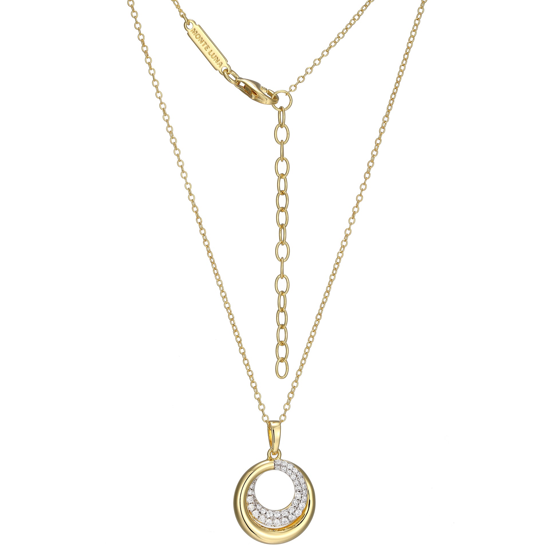 MN0107 - Adorn Lab-Created Diamond Pendant Necklace | Monte Luna