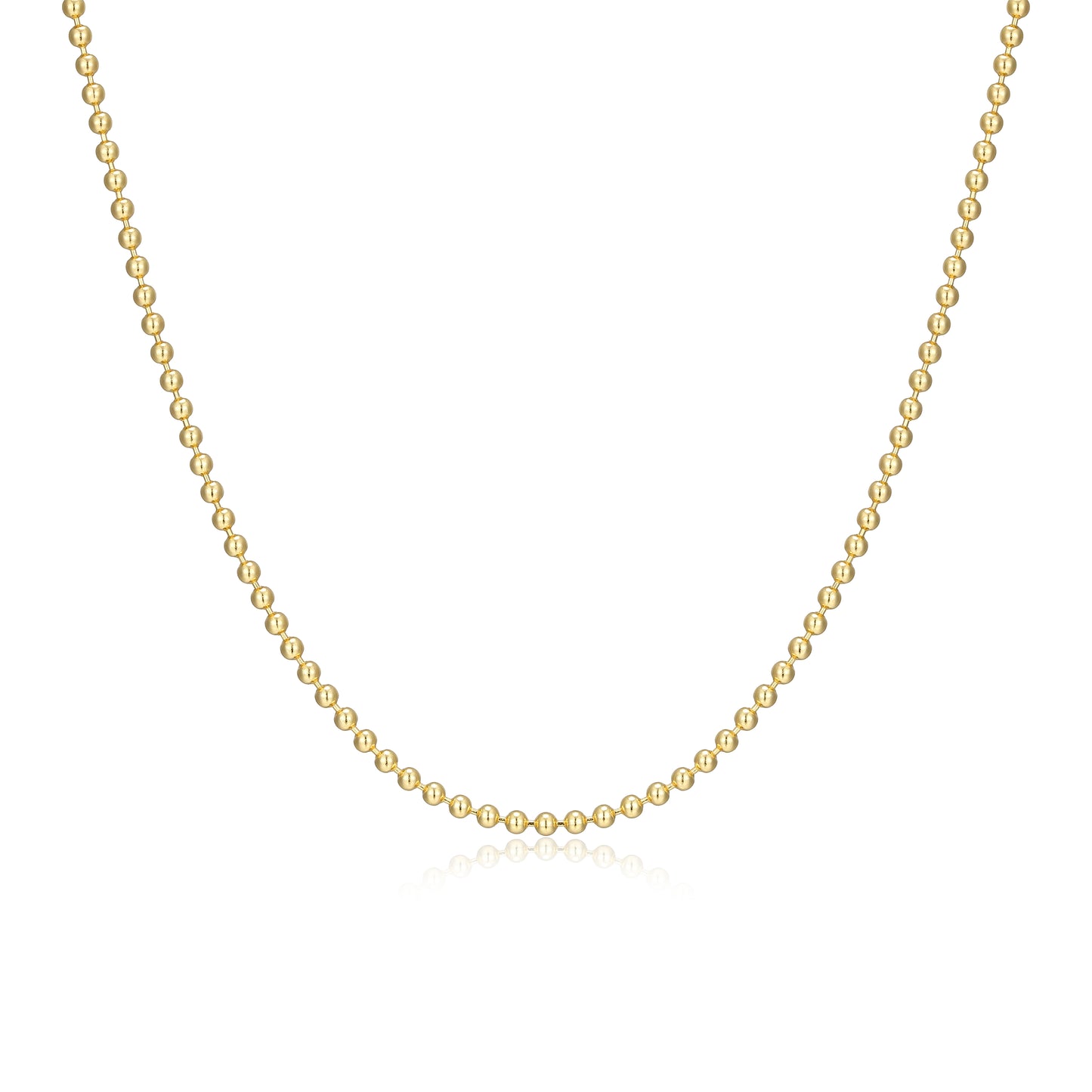 RN0250Y - Bead Chain Necklace | reign