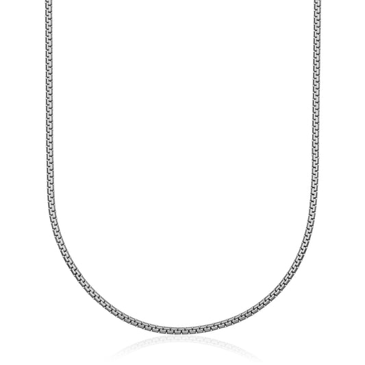 T0XK170120 - Interlocking Cuban Chain Necklace | steelx